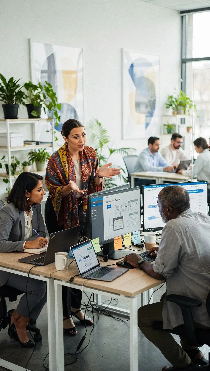 Modern office environment